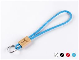 lanyard with metal split ring